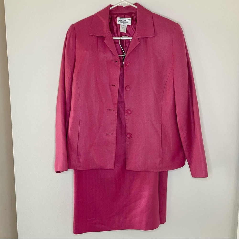 Pendleton Pink Skirt Set